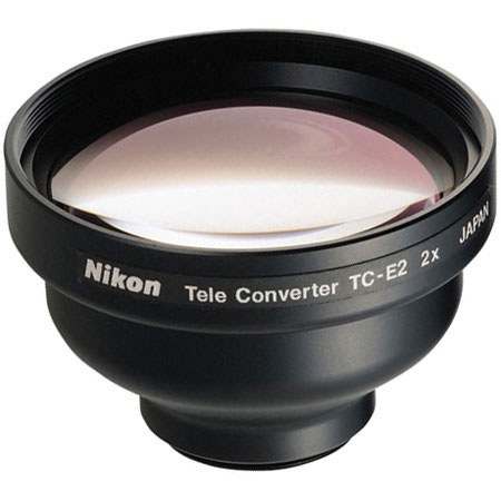 Nikon TCE-2, 2x Tele Conversion Lens for Coolpix Digital Cameras