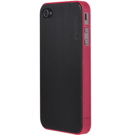Incipio Le Deux Hybrid Case for iPhone 4/4S, Black/Translucent Pink