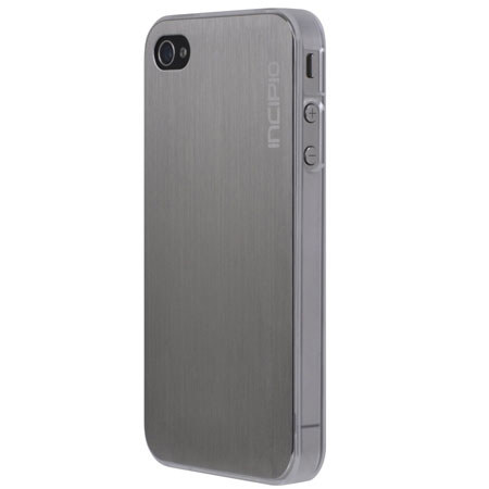 Incipio Le Deux Hybrid Case for iPhone 4/4S, Silver/Clear