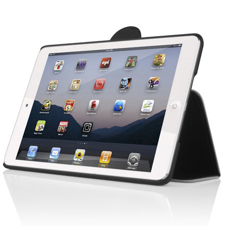 Incipio Lexington Hard Shell Folio Case for iPad Mini, Obsidian Black