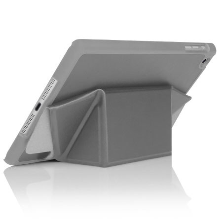 Incipio LGND Premium Hard-Shell Folio Case & Cover for iPad Mini, Charcoal Gray