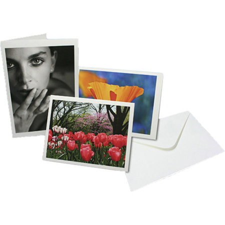 Innova Art Cards, Small (#6) 100 Cards and Envelopes, Velvet Smooth Matte Finish