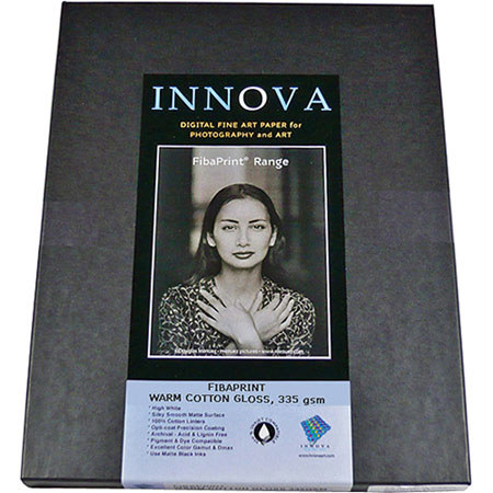 Innova Art FibaPrint Warm Cotton Gloss Inkjet Paper, 36 x 48", 500 Sheets