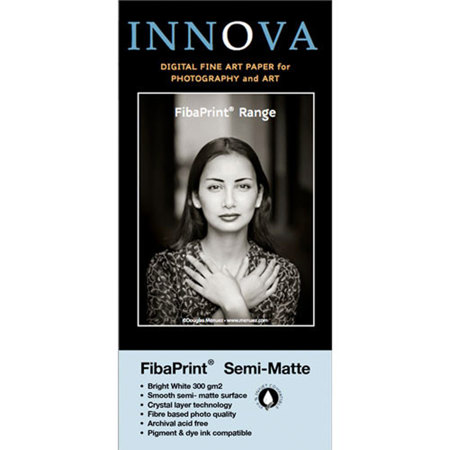 Innova FibaPrint Satin Luster Semi-Matte FineArt Inkjet Paper, 17x22", 50 Sheets