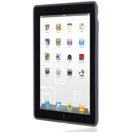 Incipio NGP Semi-Rigid Soft Shell Case for iPad Retina, Translucent Mercury