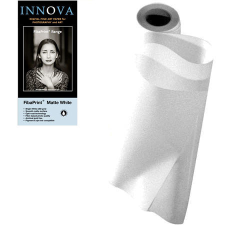 Innova Art Brilliant Matte Inkjet Paper Roll, 24inx49ft