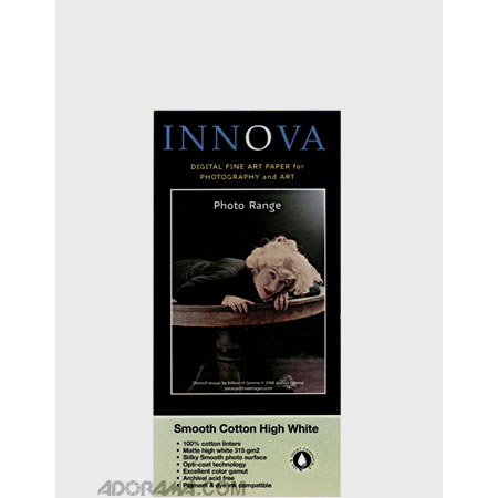 Innova Art Photo Smooth Matte Inkjet Paper,17x22in - 25