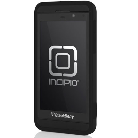 Incipio OVRMLD Hard-Shell Case with Holster for BlackBerry Z10, Black/Black