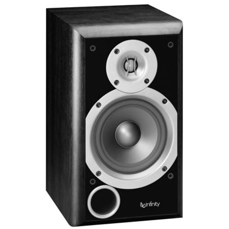 Infinity P153 5-1/4in 2-Way Bookshelf Speaker, Black