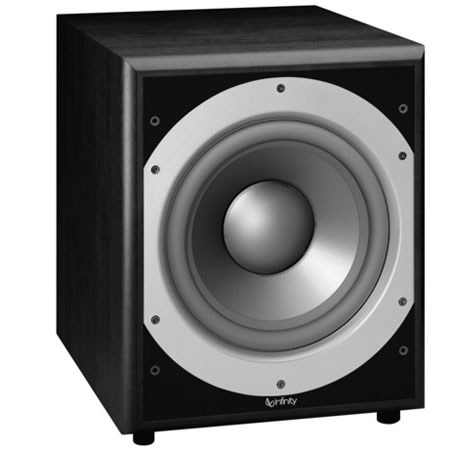 Infinity PS410 10 inch 300 Watt Active Subwoofer, Black