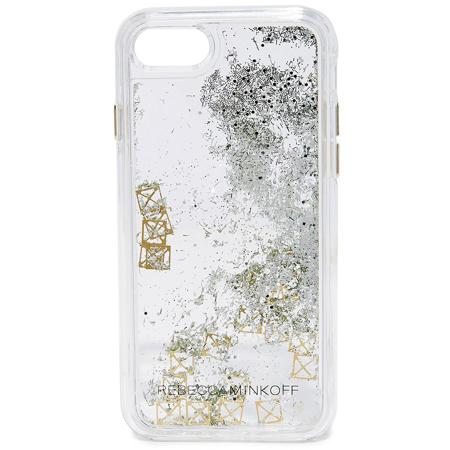 Incipio Rebecca Minkoff Glitterfall Case iPhone 7 - Gold Stud