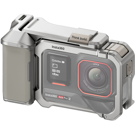 Insta360 Xplorer Grip Kit for Ace Pro 2 and Ace Pro Action Cameras, Moonlight Silver