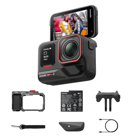 Insta360 Ace Pro 2 8K AI-Powered Action Camera Xplorer Bundle with Battery