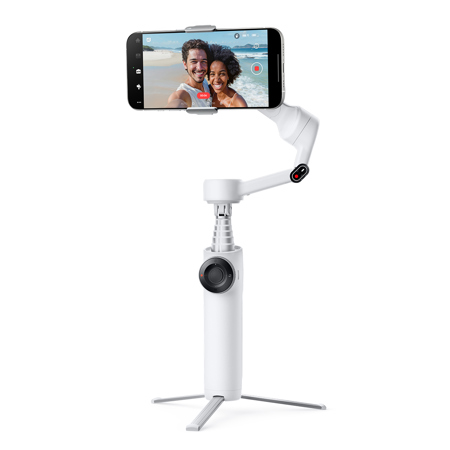 Insta360 Flow 2 3-Axis AI-Powered Smartphone Gimbal, Summit White