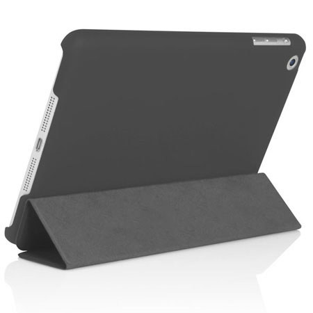 Incipio Smart Feather Ultra Thin Snap-On Case for iPad Mini, Charcoal Gray