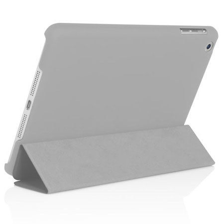 Incipio Smart Feather Ultra Thin Snap-On Case for iPad Mini, Mist Gray