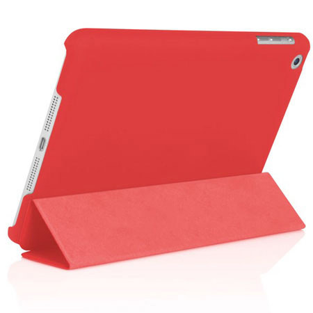 Incipio Smart Feather Ultra Thin Snap-On Case for iPad Mini, Fruit Punch Red