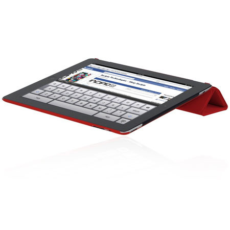 Incipio Smart Feather Slim Case for iPad with Retina Display, Red