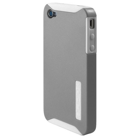 Incipio Silicrylic Hybrid Case for iPhone 4/4S, Gray / White