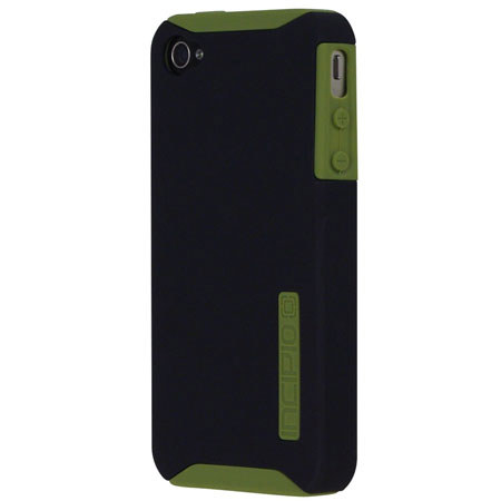Incipio Silicrylic Hybrid Case for iPhone 4/4S, Olive / Black