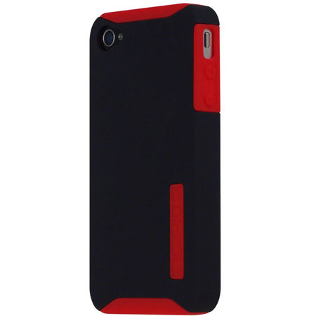 Incipio Silicrylic Hybrid Case for iPhone 4/4S, Red/Black