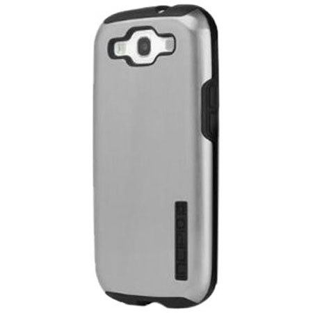 Incipio Silicrylic Shine Hybrid Case for Samsung Galaxy S III, Silver/Black