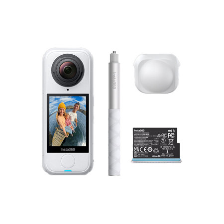 Insta360 X4 Air 8K 360 Action Camera Starter Bundle, Arctic White