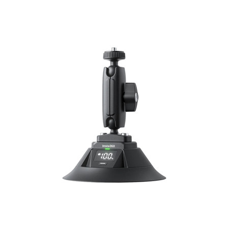 Insta360 4.5" Electric Suction Cup Mount, Black