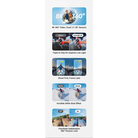 Insta360 X5 Action Camera Essentials Bundle