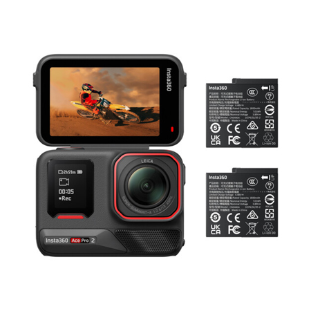 Insta360 Ace Pro 2 8K AI-Powered Action Camera with Dual Battery