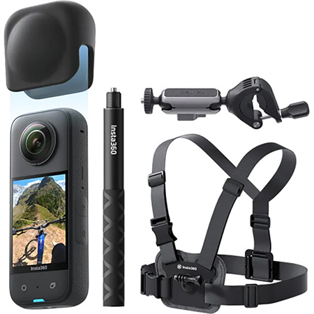 Insta360 X3 Pocket 360 Action Camera Bike Kit CINSAAQV - Adorama