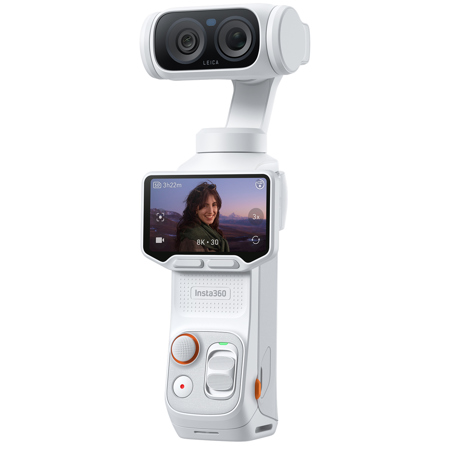 Insta360 Luna Ultra 8K Dual-Lens Gimbal Camera Standard Combo, White
