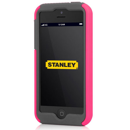 Incipio Stanley Highwire Hybrid Case & Holster for iPhone 5, Pink/Gray
