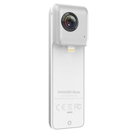 Insta360 Nano Spherical 360deg. Video Camera for iPhone, Silver