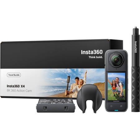 Insta360 X4 8K 360 Action Camera Travel Bundle
