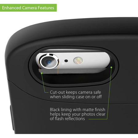 iOttie iON Wireless Qi Charging Reciever Case for iPhone 6/6S, Black