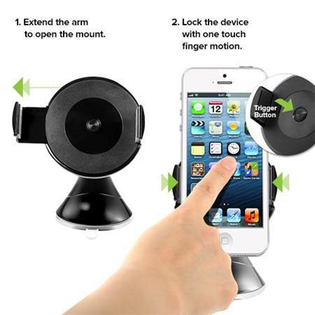 iOttie Easy View Universal Car Mount Holder for iPhone 7 & 7 Plus and Android