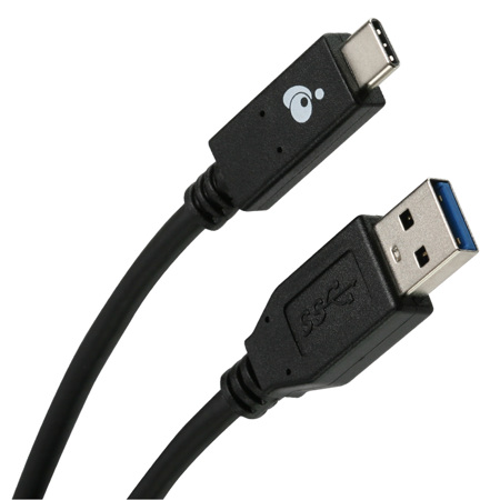 IOGEAR 3.3' Charge & Sync Flip USB 3.1 Generation 2 A to USB-C Cable 10 Gbps