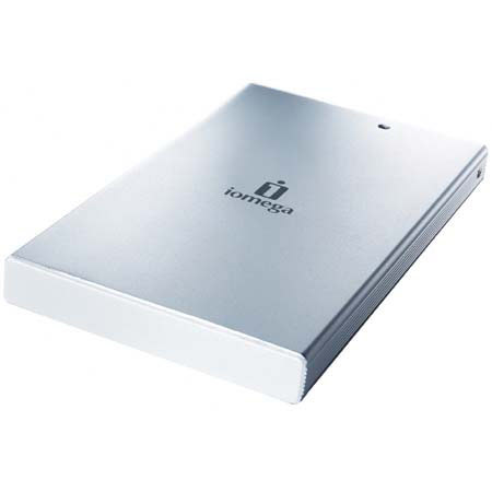 Iomega 160GB Hi-Speed USB 2.0 & FireWire Portable Hard Drive, 5400 rpm, Silver Series, for Mac & Windows