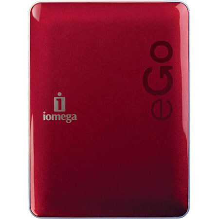 Iomega 34619 500GB Ruby Red eGo Portable Hard Drive