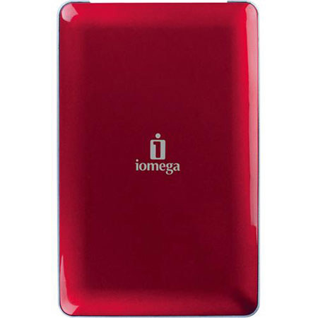 Iomega 34629 320GB eGO Portable HD for Mac, Ruby Red