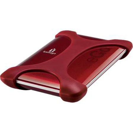 Iomega eGo 320GB USB 3.0 Portable Hard Drive, Ruby Red