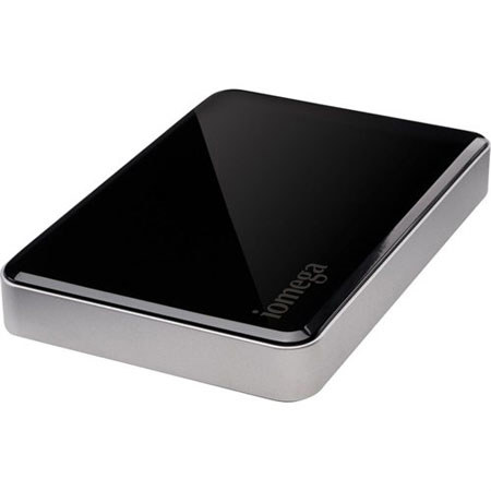 Iomega eGo 500GB Portable Hard Drive, Mac Edition FW800/FW800/USB 2.0, Black