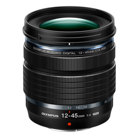 Olympus M.Zuiko Digital ED 12-45mm f/4.0 PRO Lens, Black