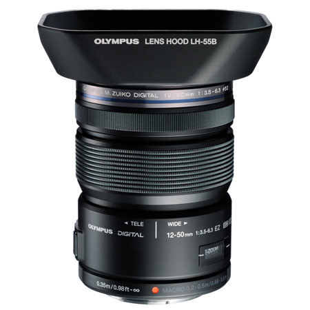 Olympus Zuiko Digital ED 12-50mm f/3.5-6.3 EZ Zoom Lens for Micro Four Thirds System - Black