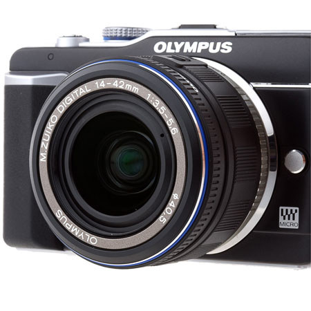 Olympus Micro Zuiko Digital 14-42mm f/3.5-5.6 Zoom Lens for EP Series PEN Digital Cameras, Black