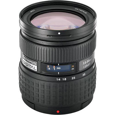 Olympus Zuiko 14mm - 54mm f/2.8-3.5 E-ED Digital Zoom Lens for E Digital SLR's Refurbished by Olympus U.S.A.