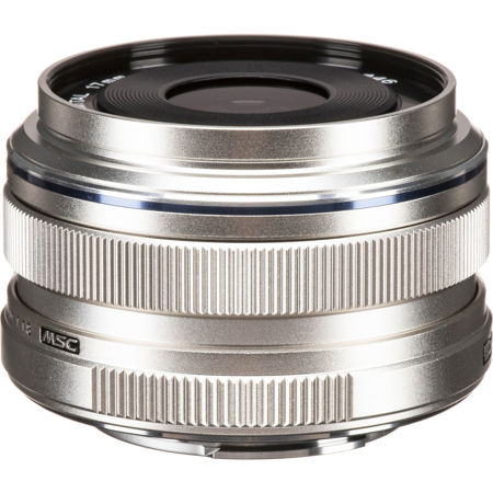 Olympus M.Zuiko Digital 17mm f/1.8 Lens for Micro Four Thirds, Silver