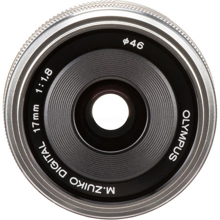 Olympus M.Zuiko Digital 17mm f/1.8 Lens for Micro Four Thirds, Silver