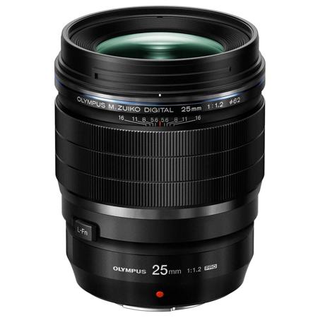 Olympus M.Zuiko Digital ED 25mm f/1.2 PRO Lens for Micro Four Thirds, Black